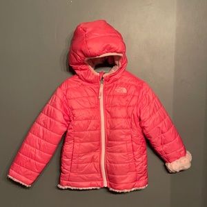 Toddler girls NorthFace reversible coat